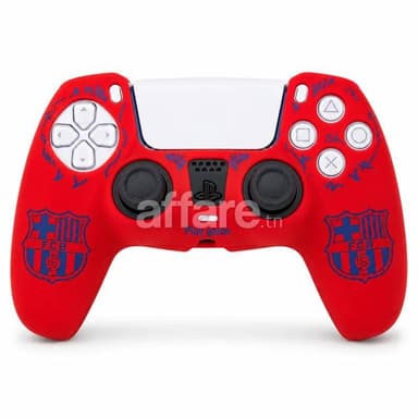 Protection Silicone Manette PS5 FC Barcelona Rouge Bleu