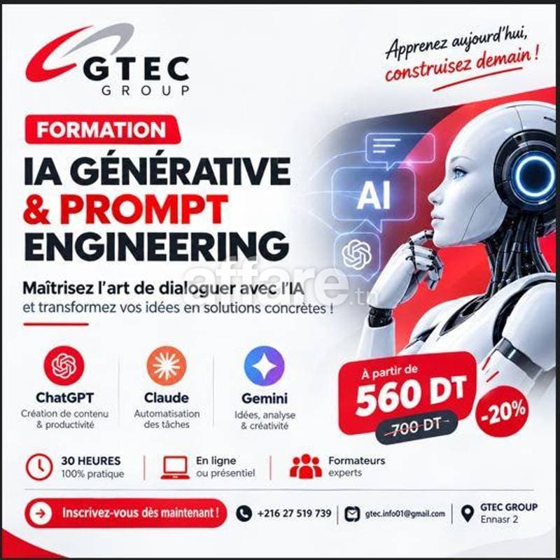 Formation IA générative Prompt engineering