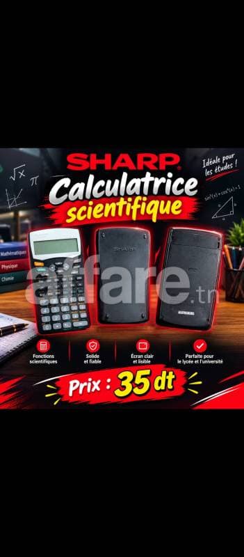 Calculatrice scientifique sharp 