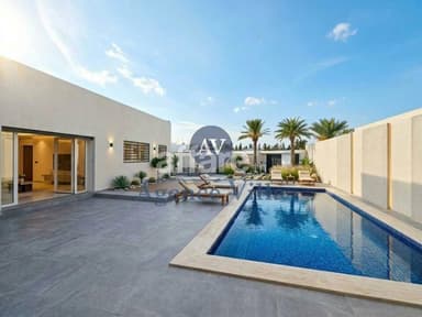 A louer une villa neuve avec piscine à la Soukra