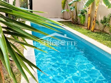 Villa meublée S+3 avec piscine à Gammarth MVL0041