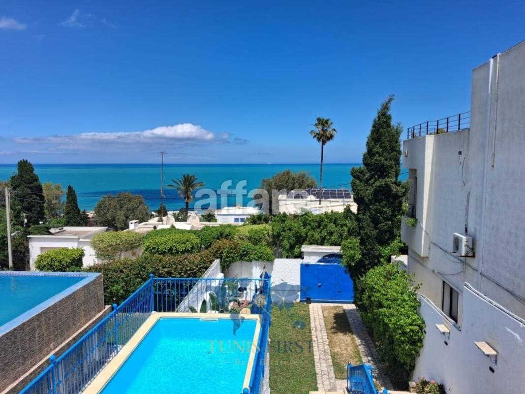 A Louer une Joliesse Villa Meublé à La Marsa corniche
