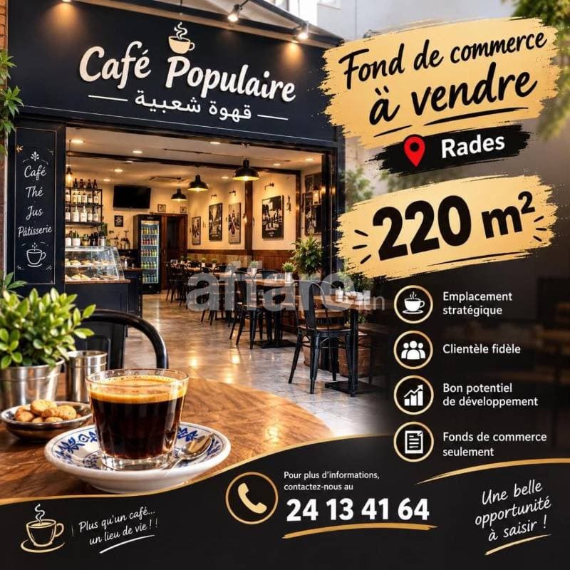 Café a vendre