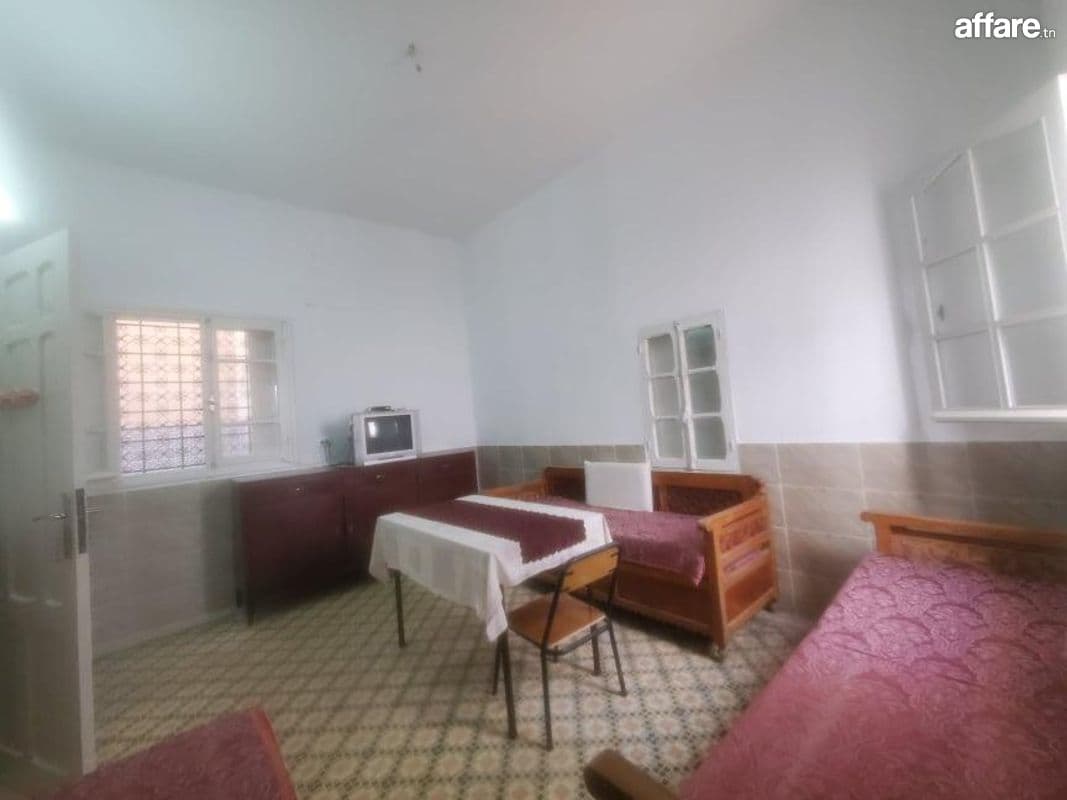 Maison meublée à louer au cœur de Nabeul – Emplacement idéal