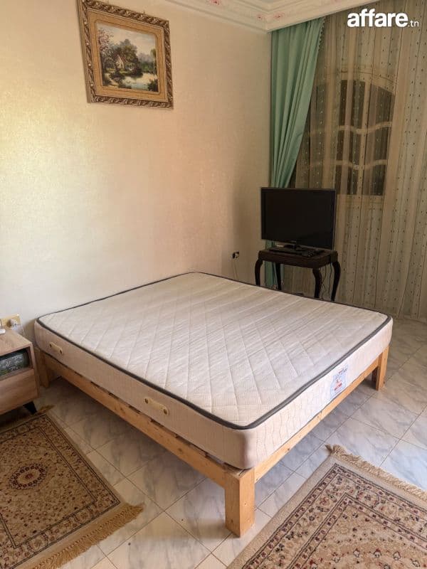 Sommier en bois solide et matelas ortho royale 6 ⭐️