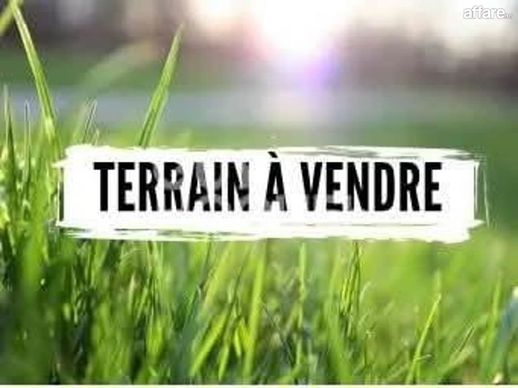 EL MENZAH 9C : OPPORTUNITÉ TERRAIN  A VENDRE 