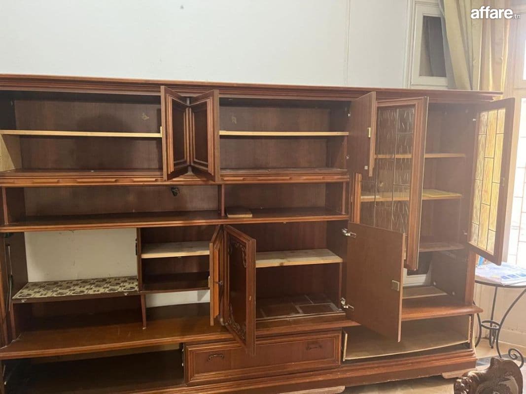 Bibliothèque antique en bon état – importée d’Allemagne