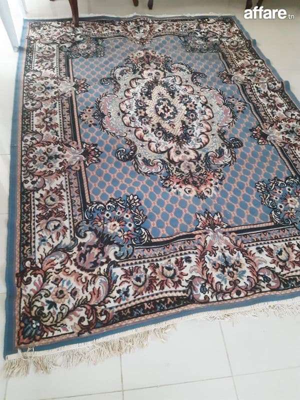 Tapis artisanal + aspirateur 