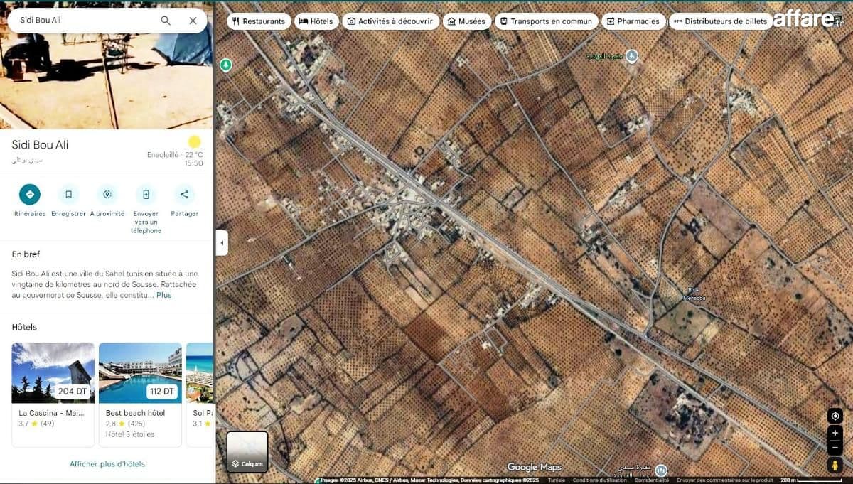 A VENDRE #Terrain Agricole [#25000m²]#Sidi Bouali El Mhedhba