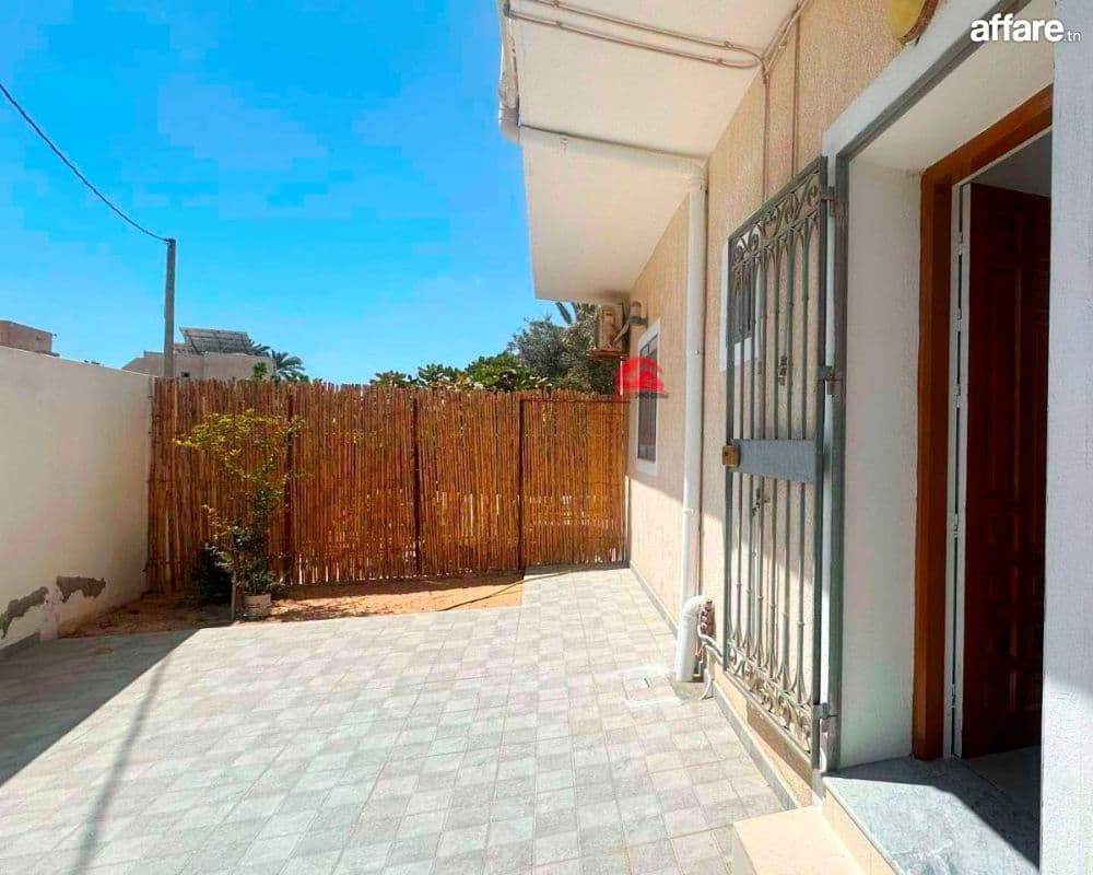 Maison en rez de chaussée à louer à Midoun Djerba