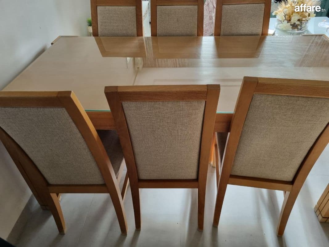 Vente meuble salle à manger et console en bois blenz