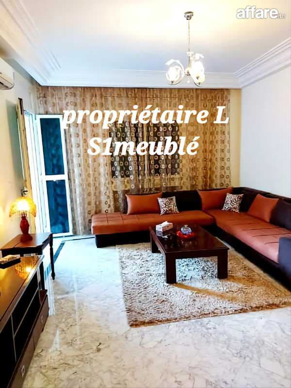 S1 meublé Ennasr2 pour étranger à l'année 