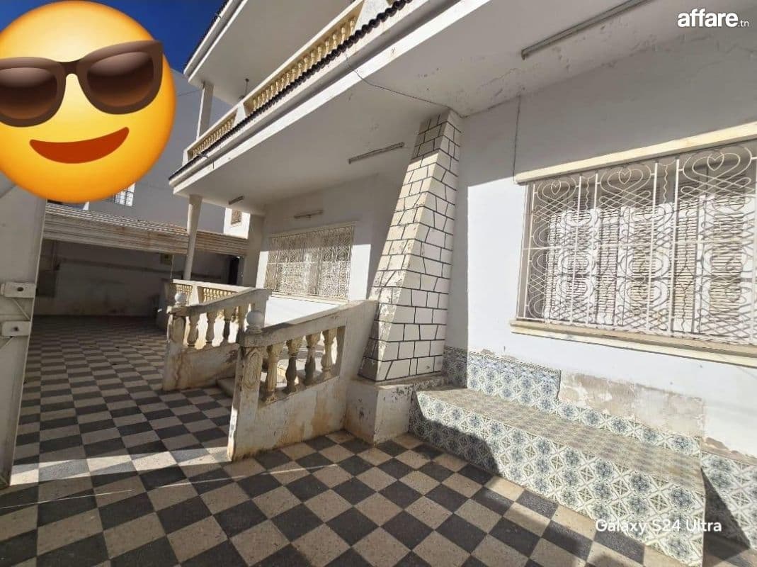🏡RDC S+4 à Rénover En Vente | Khezema Est, Sousse