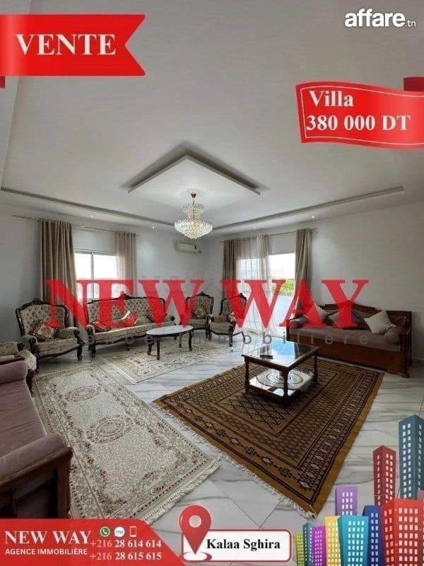 Villa Sur un Axe Principale à kalàa Sghira