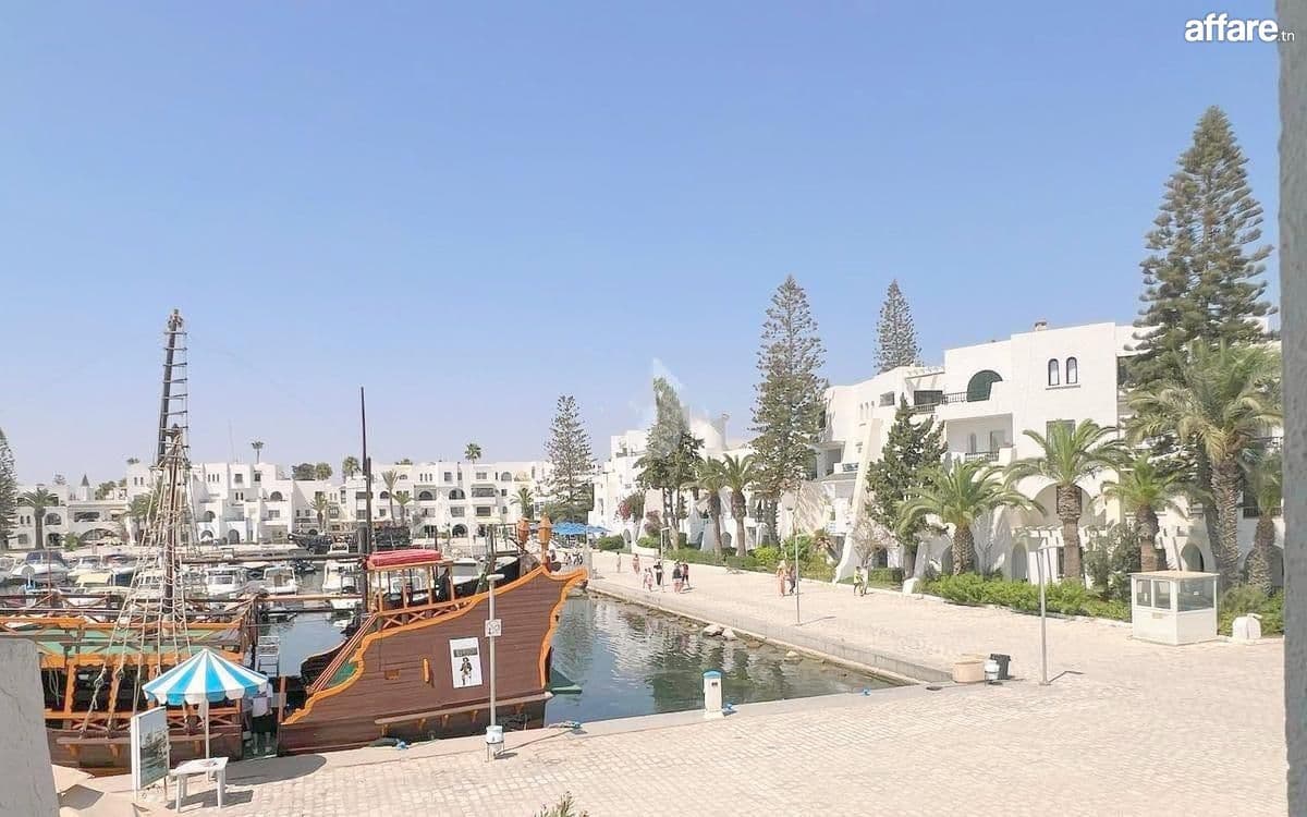 🌊S+2 Meublé Avec Vue Port En Vente | Marina Kantaoui