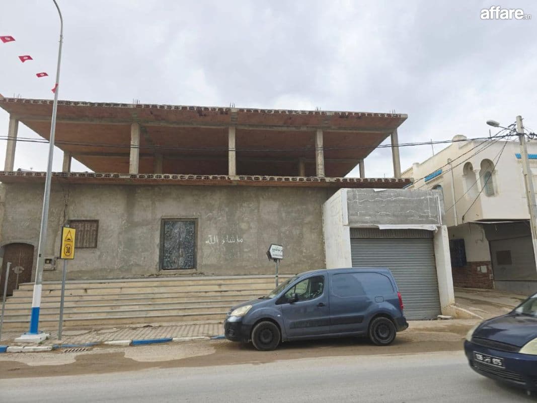 🏠Maison R5 Inachevée EnVente, Route Touristique ChottMariem