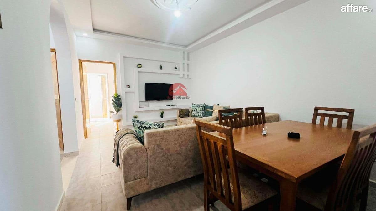 Location annuelle appartement en zone touristique Djerba