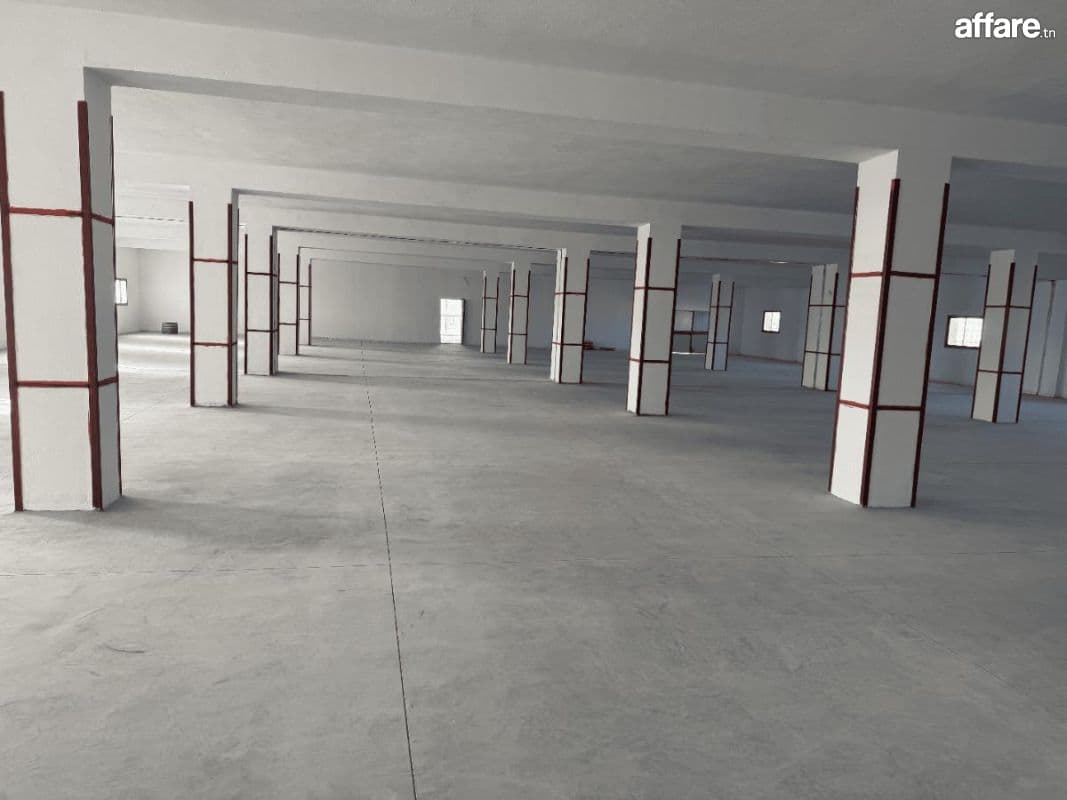 Location zone industriel El Mghira 1200m²