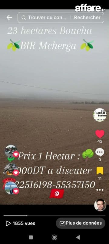 23 hectares excellentes sol fertile