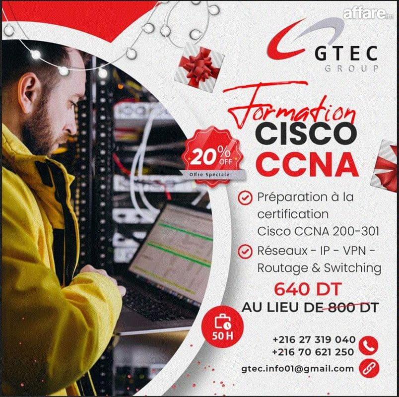 Formation en Administration réseau CISCO CCNA Associate