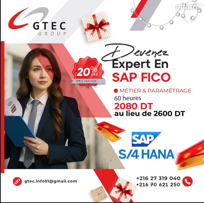 Formation SAP FICO Finance et Contrôle de Gestion