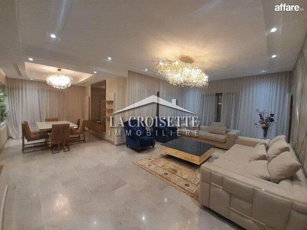 Duplex s3 meublé aux Jardins de Carthage MDL0510