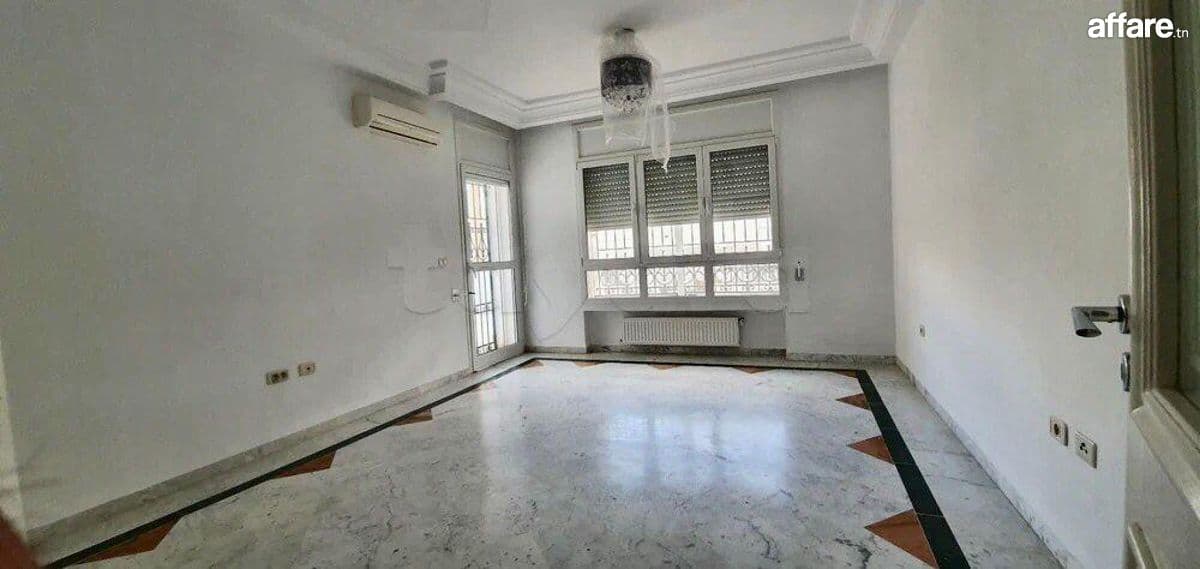 A Louer Appartement S+2 au rdc à jardin d’el menzah 2.
