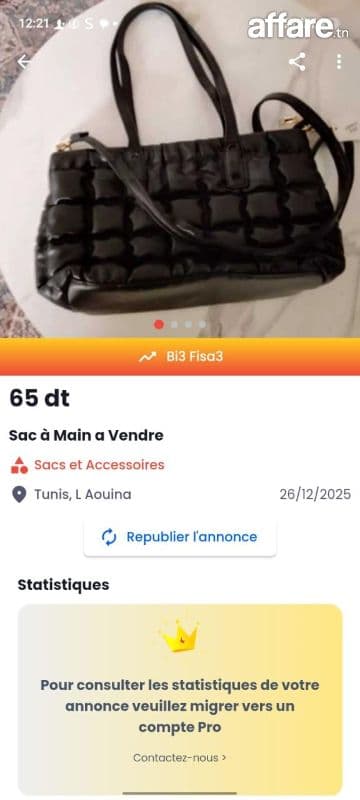 Sac a main neuf emporté a vendre