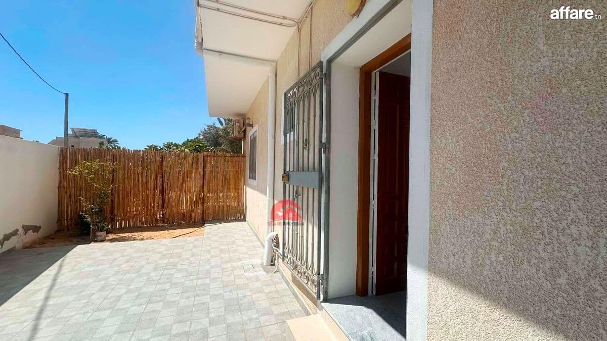Maison en rez de chaussée à louer à Midoun Djerba