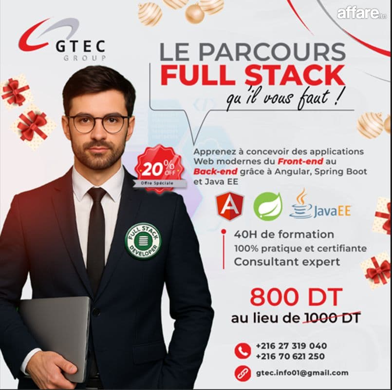 Formation Fullstack Spring Boot et Angular 17