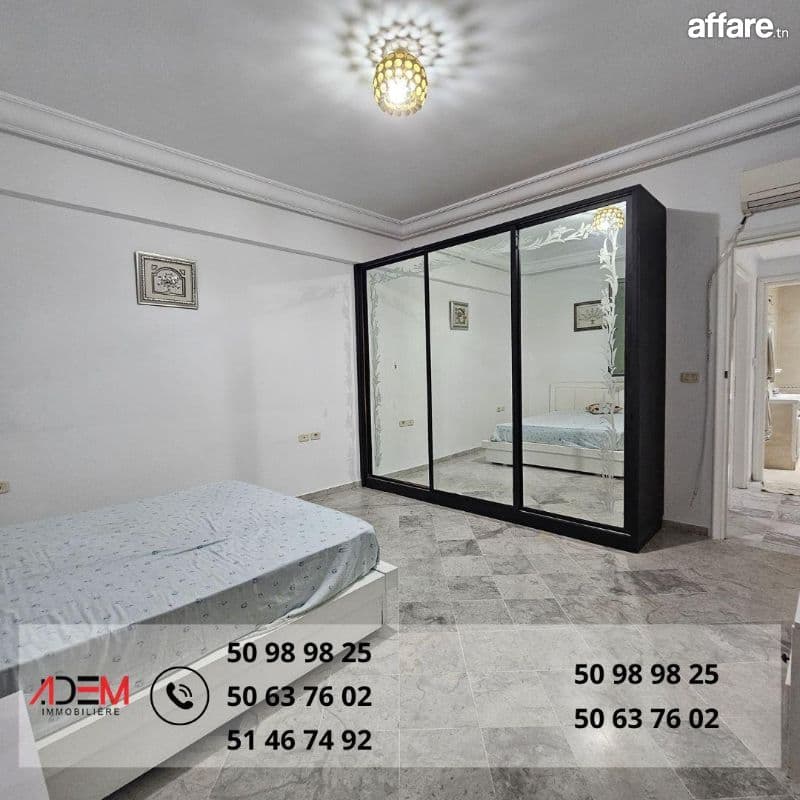 Appartement meublé avec place parking 