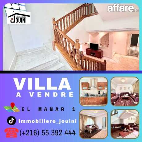 Villa 520 m2 à El Manar 1