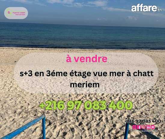 🅐 🅥🅔🅝🅓🅡🅔  #appartementdeluxe #vuemer S+3  #Agence_let