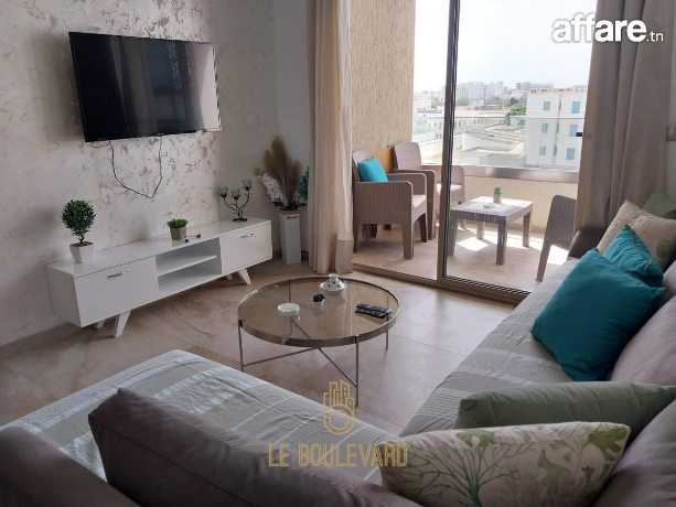 A Louer Appartement S+2 à AFH Mrezge, Cité El Wafa, Nabeul