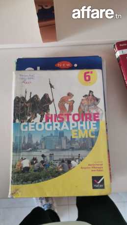 Livre histoire géographie 6e systeme français 