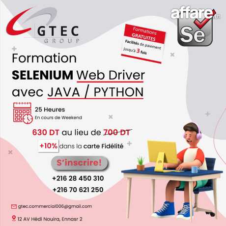 Formation  Sélénium Web Driver 