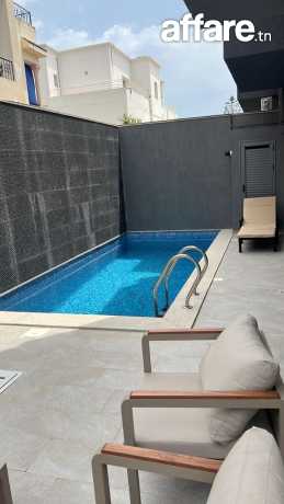 Appartement avec piscine privée a louer Hammamet Sud