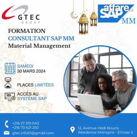 Formation Devenir Consultant SAP MM : Material Management ( 