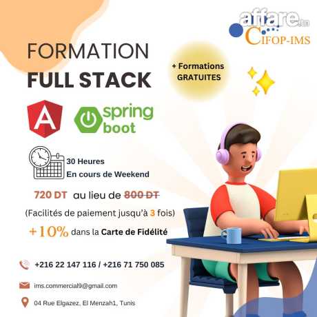 Formation Full Stack : Angular & Spring Boot