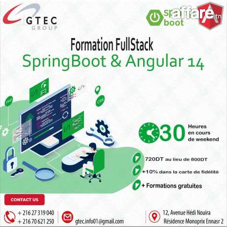 Devenez Développeur FullStack Spring Boot & Angular14