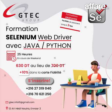 Formation Selenium Web Driver JAVA / Python 