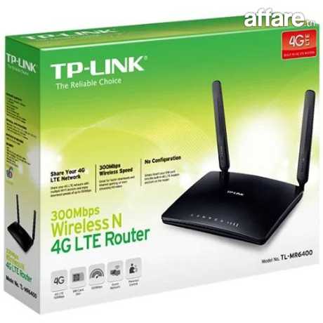 Modem/Routeur 4G LTE WiFi N 300 Mbps TP-LINK TL-MR6400