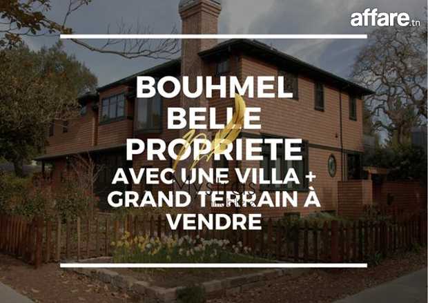 A vendre une grande villa à Bouhmel