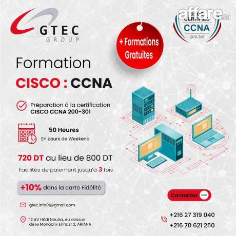 Formation Administration Réseaux CISCO CCNA Associate 