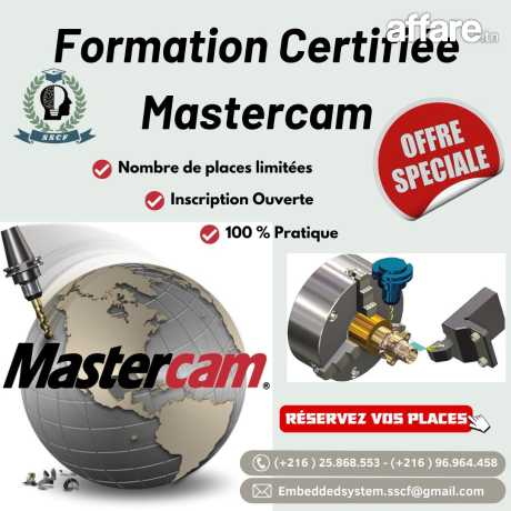 Formation Certifiée en Mastercam