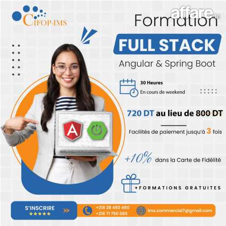 Formation FullStack Angular & SpringBoot