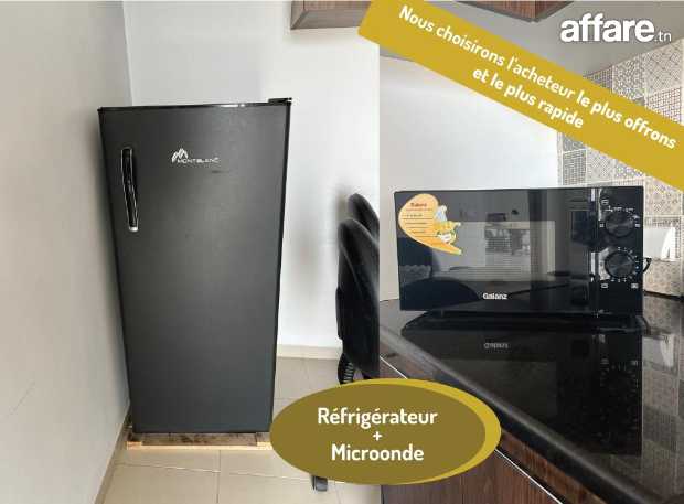 Réfrigérateur + Microonde