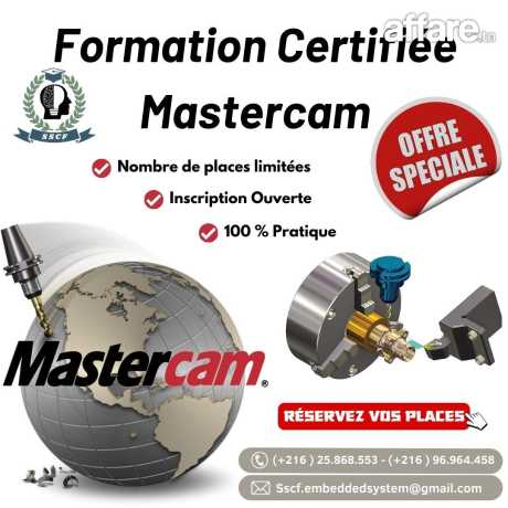 Formation Certifiée En Mastercam