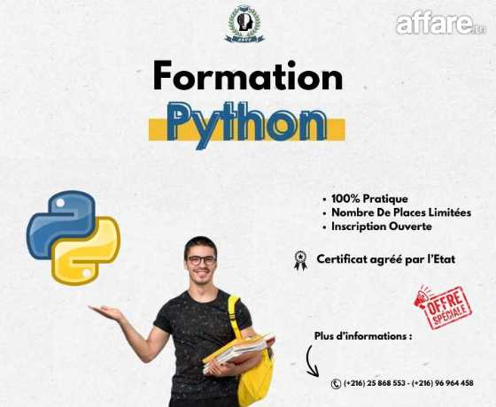 Formation Certifiée en Python
