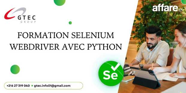 Formation Selenium avec Python - Transformez votre carrière 